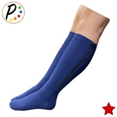 🔴 Presadee Original Navy 20-30 mmHg Firm Zipper Compression Closed Toe Socks