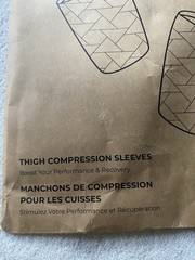 Bodyprox Thigh Compression Sleeve 1 Pair Hamstring Compression Sleeve Medium New
