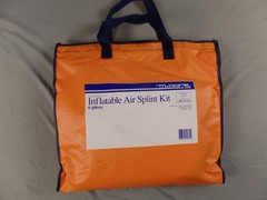 Inflatable Air Splint Kit 6 Pieces for Arms and Legs New Old Stock Never Used