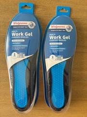 2 Compare To Dr Scholls Work Insoles Arch Support Shock Absorption Flat Feet NEW
