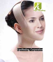 FACE Strap with LIPOFOAM NECK COMPRESSION CHIN STRAP UNISEX by LipoHealing, LLC.