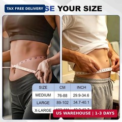 Back Brace, Adjustable Lumbar Support Belt for Men and Women | Heavy Duty Compre