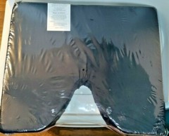 Essential Medical Supply Fleece Covered Coccyx Foam Seating Cushion 18 x 16 x 3