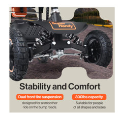 SuperHandy Mobility Scooter Explorer GUT161 Electric Pro 48V 2A