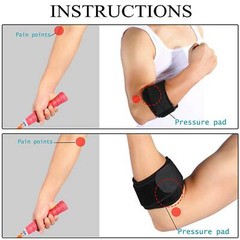 Adjustable Tennis/Golf Elbow Support Brace Strap Pad Forearm Protector Bandage