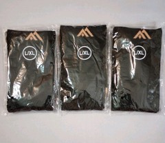Fuel Me Foot Copper Compression Socks Large Extra Large Black Bundle of 3