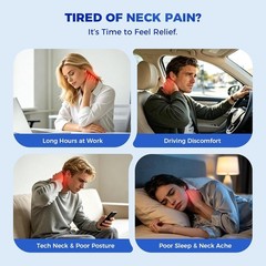 Neck Stretcher Inflatable Air Traction Device Cervical Pain Relief Pillow