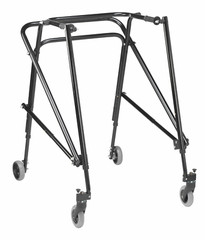 Drive Medical Nimbo 2G Lightweight Posterior Walker, Extra Large, Emperor Black