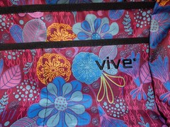 Vive Wheelchair Walker Bag Colorful Floral Machine Washable Water Resistant NWT
