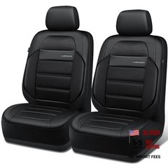 Memory Foam Seat Covers Front, Airy Cool Mesh Thick Car Seat Covers, black