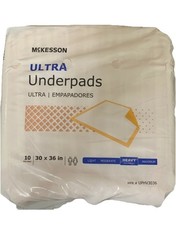 McKesson New UPHV3036 Ultra Underpads – Extra Large – Peach (10 pack)