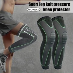 Full Leg Long Compression Sleeves Knee Brace Support for Sport Joint Injury Pain