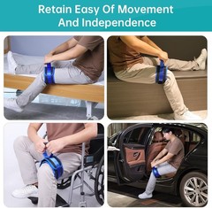 2-Pack Thigh/Leg Lifter Strap, Pull Belt, Transfer Device for Elderly & Disabled