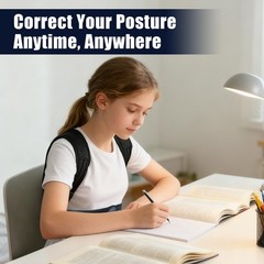 Posture Corrector for Kids Adjustable Back Straighter with Shoulder Small