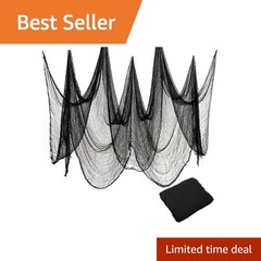 Land Guard Halloween Gauze Cloth Black 40×200 inches