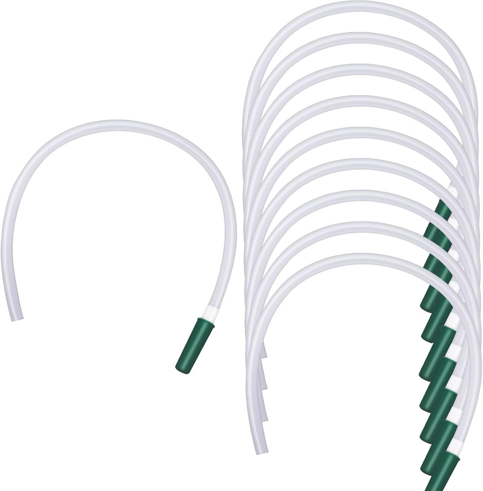 10 Pack Leg Bag Extension Tubing 18 Inch Flexible Kink Resistant Urine