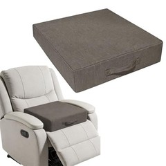 Recliner Cushion for Elderly, 20x20x5 Inch Thick. Extra Large Seat Cushion Grey