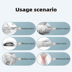 Copper Wrist Brace Support Compression Sleeve Arthritis Gym Carpal Tunnel Injury