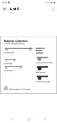 KOHLER Rubicon 24 in. Bathroom Grab Bar in Polished Chrome K-R27242-CP