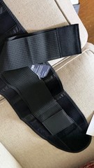 Ekon Adjustable Stabilizing Lumbar Lower Back Support Belt – Black, Medium