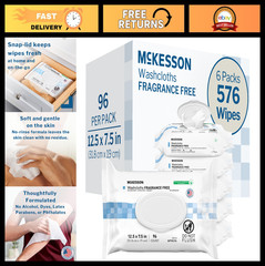 Unscented Disposable Wet Wipes for Adults – Fragrance-Free, Alcohol-Free, No-Rin