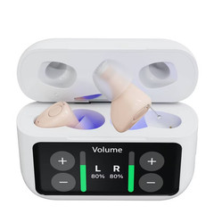 Audien Hearing ATOM X – Rechargeable OTC Hearing Aids NEWEST MODEL (NEW SEALED)