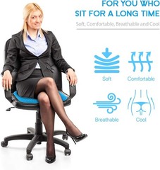 Thick & Cooling Gel Seat Cushion 18.9×17.7″ for Hip Pain Relief – Extra Large