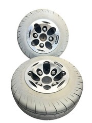 Quickie SunRise P222 SE Pair Rear Drive Wheels Power Wheelchair