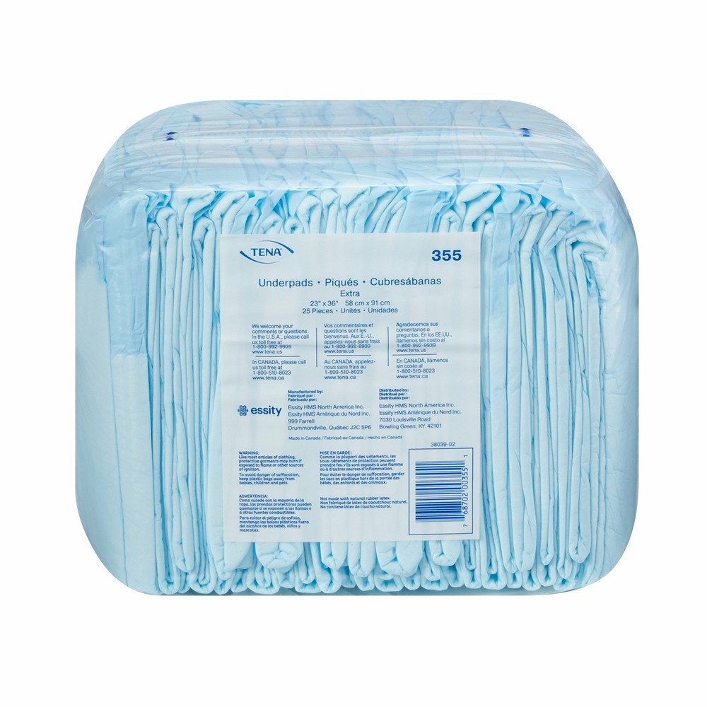 TENA Extra Absorbency Underpad 23“ x 36“ – Bag of 25 #355