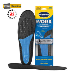 Dr. Scholl’s Work All-Day Superior Comfort Insoles 1 Pair (Pack of 2), Black