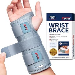 Wrist Brace Carpal Tunnel for Women Small/Medium (Pack of 1) Right Hand -Grey