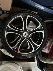 Air Filled Drive Wheels for the Bangeran Hercules Folding Power Wheelchair #K737