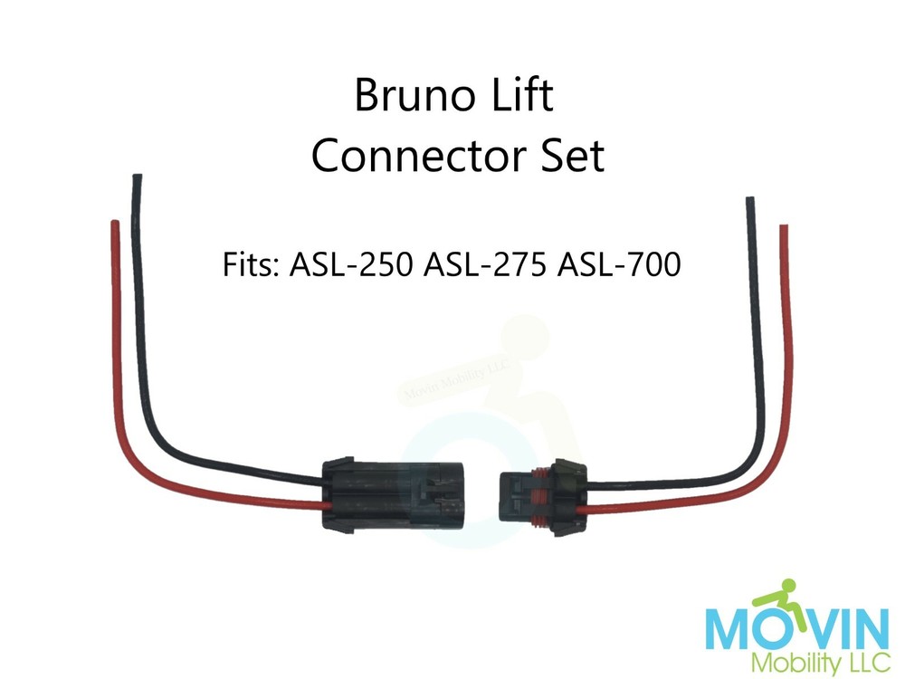 Bruno Power Connector Set Out-Sider Scooter Chair Lift ASL-250 ASL-275 ASL-700