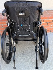Ki Mobility TITANIUM Catalyst Cat5 Ultralight Folding Wheelchair 16″ X 19″ Used