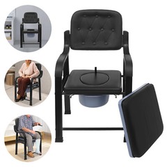 250kg/551lbs Heavy Duty Bedside Commode Seniors Adults Elderly Toilet Chair