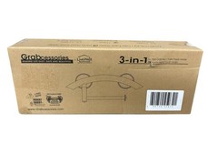 Decorative Grab Bars – 3-in-1 Safety Towel Bars with Toilet Paper Holder –