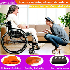 Plus Size Gel Seat Cushion for Long Sitting, Extra Large Cooling Supportive Seat