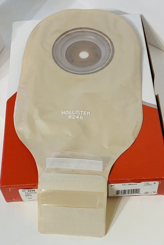 5 HOLLISTER 8248 Premier Convex Flextend 1-Piece Pouch CTF to 1-1/2″ Exp.2026/08