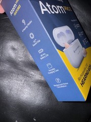 Audien ATOM PRO 2 Wireless Rechargeable OTC Hearing Aids New Sealed