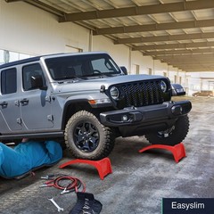 Car Ramps 2 Pack Heavy Duty Steel 8000 LB Capacity 8 Inch Lift Height
