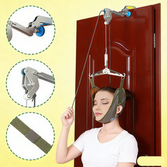 Neck Traction Stretcher Cervical Head Brace Pain Relief Device Home Over Door