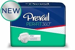 Prevail Per-Fit360 Adult Incontinent Brief X-Lg Heavy Absorbency – CS/60, 2 PACK