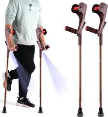 Forearm Crutches for Adults Foldable Knee Patients Mobility Aids for Childre and