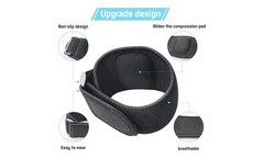 Moonsmile , Two tennis elbow brace straps Black
