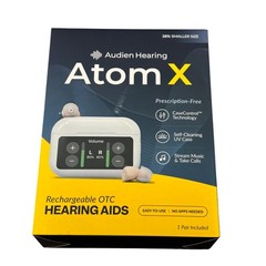 Audien Hearing Atom X Rechargeable OTC Hearing Aids – 0011
