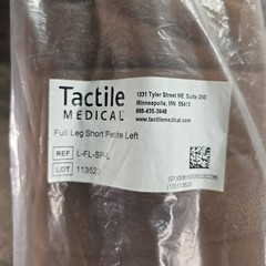 Brand New Tactile Full Leg Short Petite – Left Leg – Compression Garment