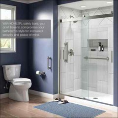 KOHLER Arsdale 16 in. Grab Bar in Vibrant Brushed Nickel K-R27238-BN