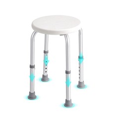 Uimoso Adjustable Height Shower Chair for Bathroom Support, 300lb Capacity