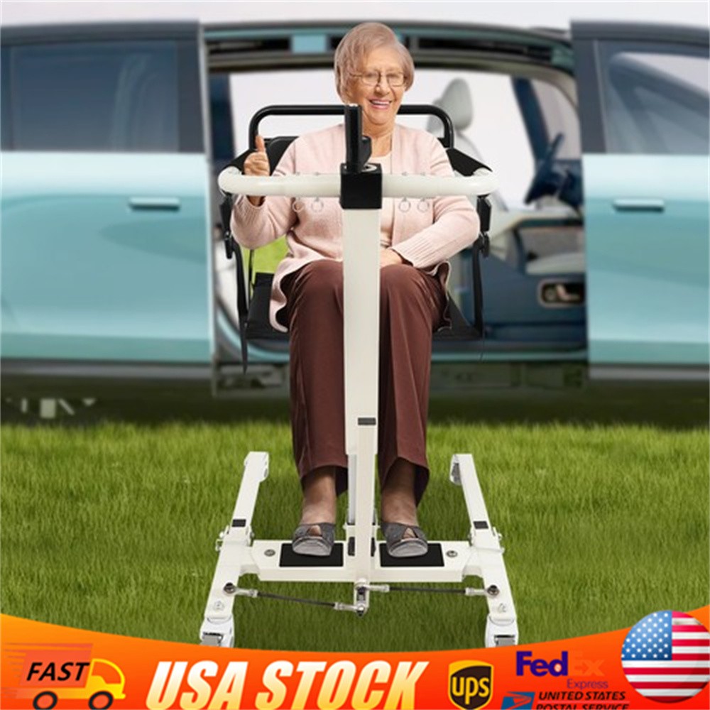 265 lbs Patient Lift Transfer Chair Portable Patient Lift Wheelchair for Elderly