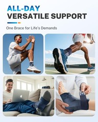 Ankle Brace Men Women with Figure 8 Support Triple Lock Compression for Sprains